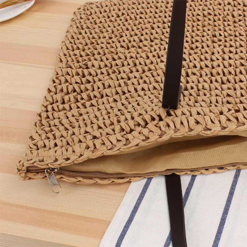 Wholesale paper straw bag summer daily life fashion beach shoulder bag