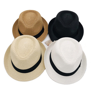 suppliers mexico men luxury colored straw braid white fedora panama hat women vintage short brim fedora hat xxl dropshipping