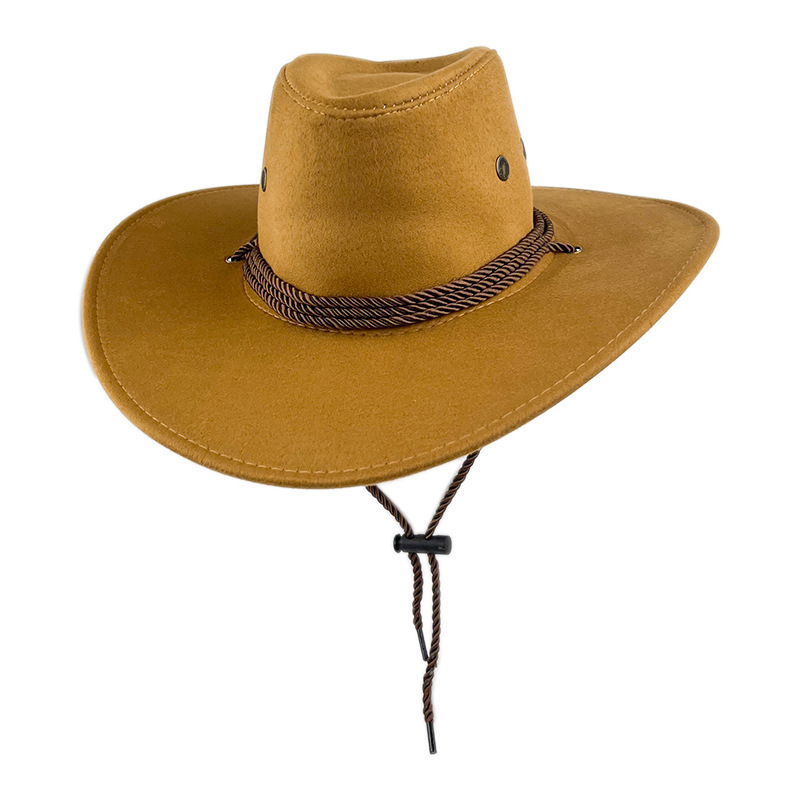 Wholesale vintage western cowgirl hats plain custom suede cowboy hat for adult