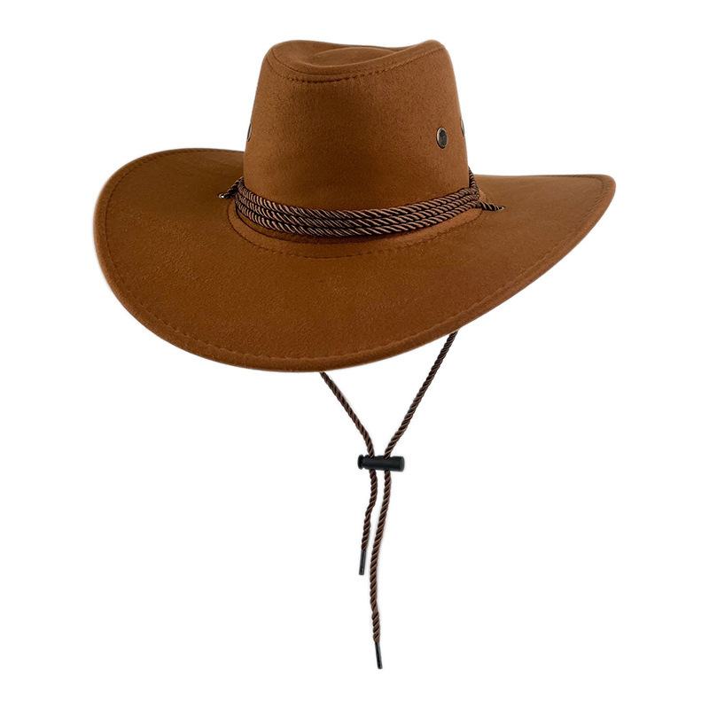 Wholesale vintage western cowgirl hats plain custom suede cowboy hat for adult