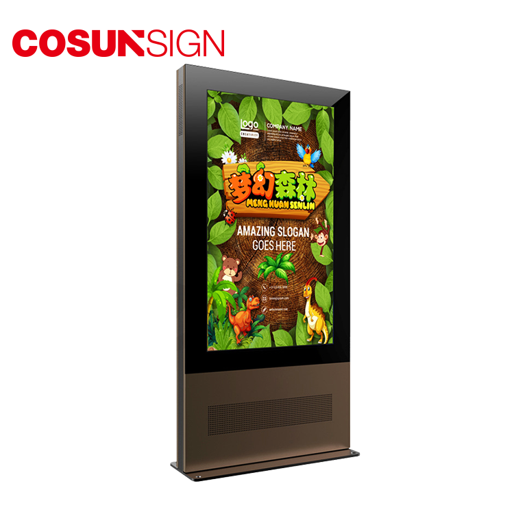 2 In 1 Android Ip65 Monitor Enclosure Manufacturer Floor Standing Advertising Photo Booth Digital Signage Display Kiosk