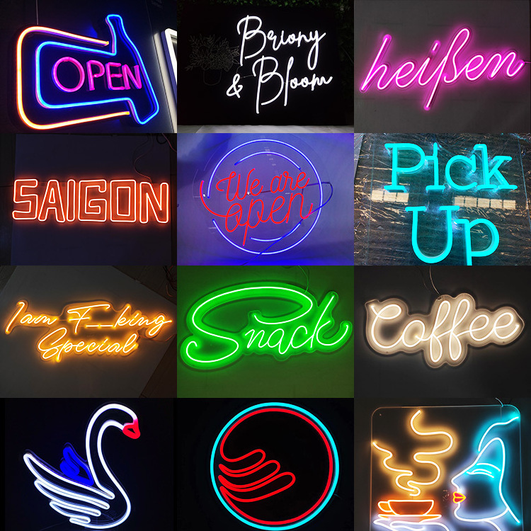 neon sign logo heart wedding custom made neon sign light for bedroom led letters anime