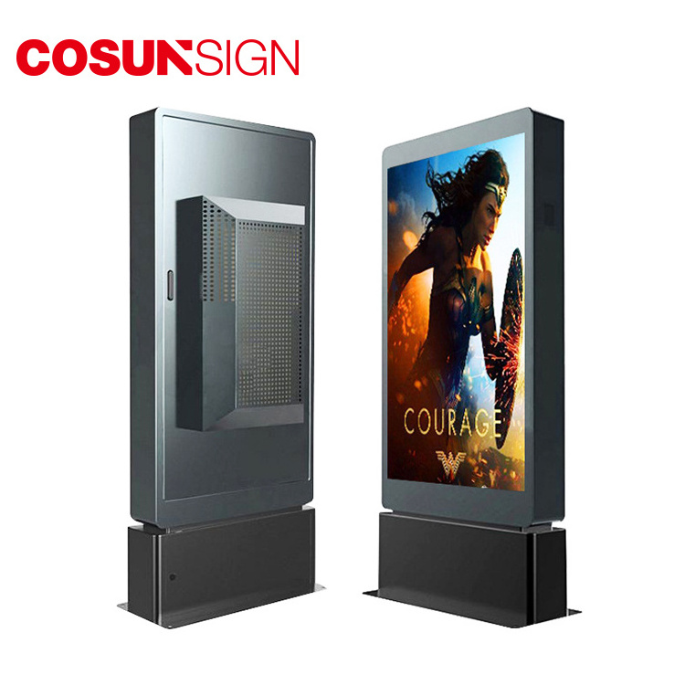 Advertising Screen Portable Floor Stand Lcd Outdoor Digital Signage And Display outdoor digital signage