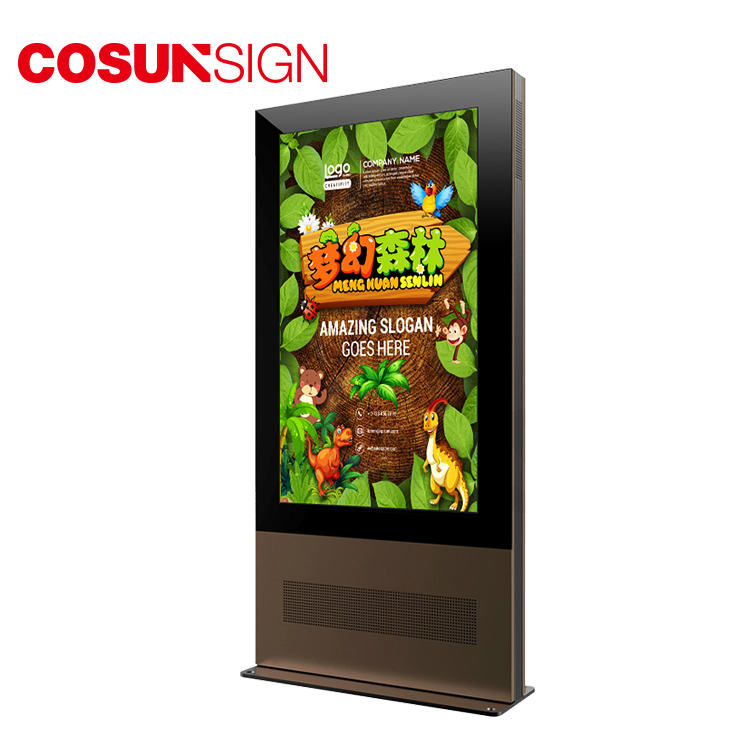 2 In 1 Android Ip65 Monitor Enclosure Manufacturer Floor Standing Advertising Photo Booth Digital Signage Display Kiosk