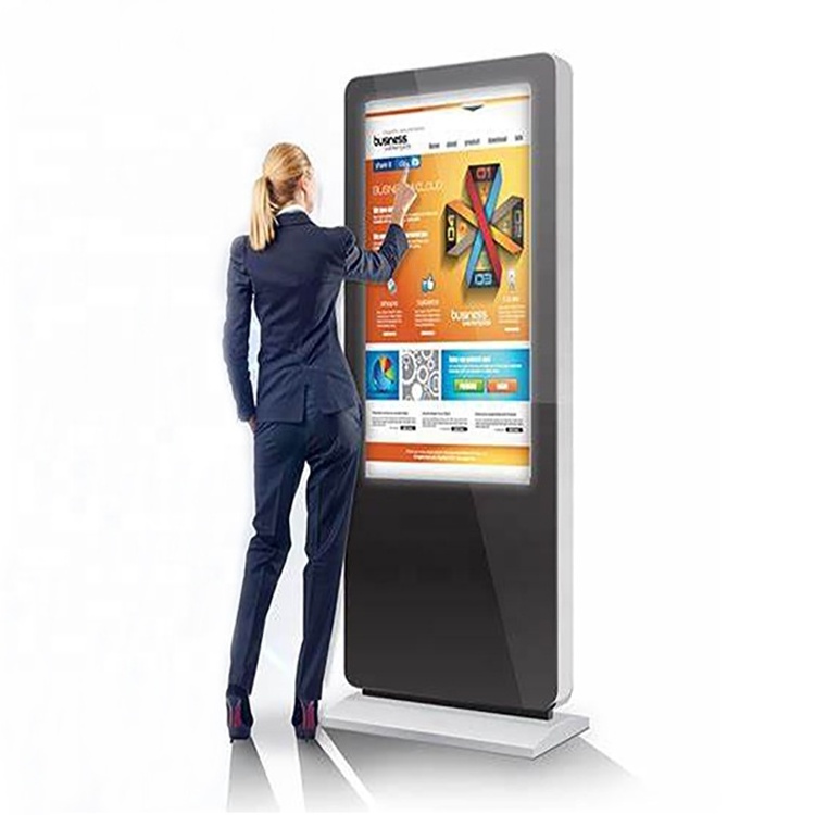 2 In 1 Android Ip65 Monitor Enclosure Manufacturer Floor Standing Advertising Photo Booth Digital Signage Display Kiosk