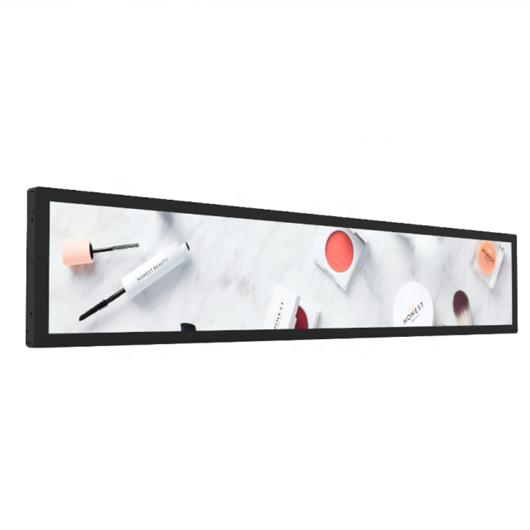 cosun 48 inch 24 stretch bar lcd display smart shelf stretched bar touch screen