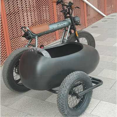 Side Car Fat Pedelec Customize 1000w E-Bicycle Sidecar Electric Bicycle Vintage Sidecar E Bike 750w Retro Kid Delivery Trike