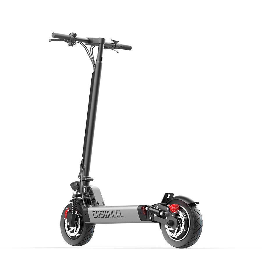 coswheel 48v 500w adults powerful fast speed electric scooter 10*2.5 inches big fat tire high quality electric scooter for adult