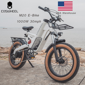 Fat Tire Electric Bike Coswheel m20 e Bike 48v 1000w 15ah Kit Electric Mobility Scooter 20*4 Inch Ebike Electric Fat Tire Bike