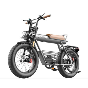 Fat Tire Beach Cruiser Electric Bike 750w 1000w Ebike New High Quality Professional Custom Sports Fat Tire Mountain City E Bike