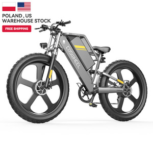 15AH Dirt Bike Electric Motorcycle Fat Electric Bike Frame 26 Inch Can Customized E Bicycles