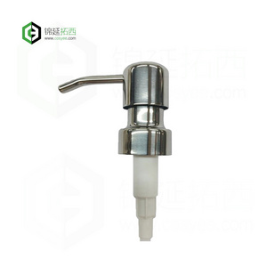 Mirror polished finish stainless steel soap dispenser pump 28/400