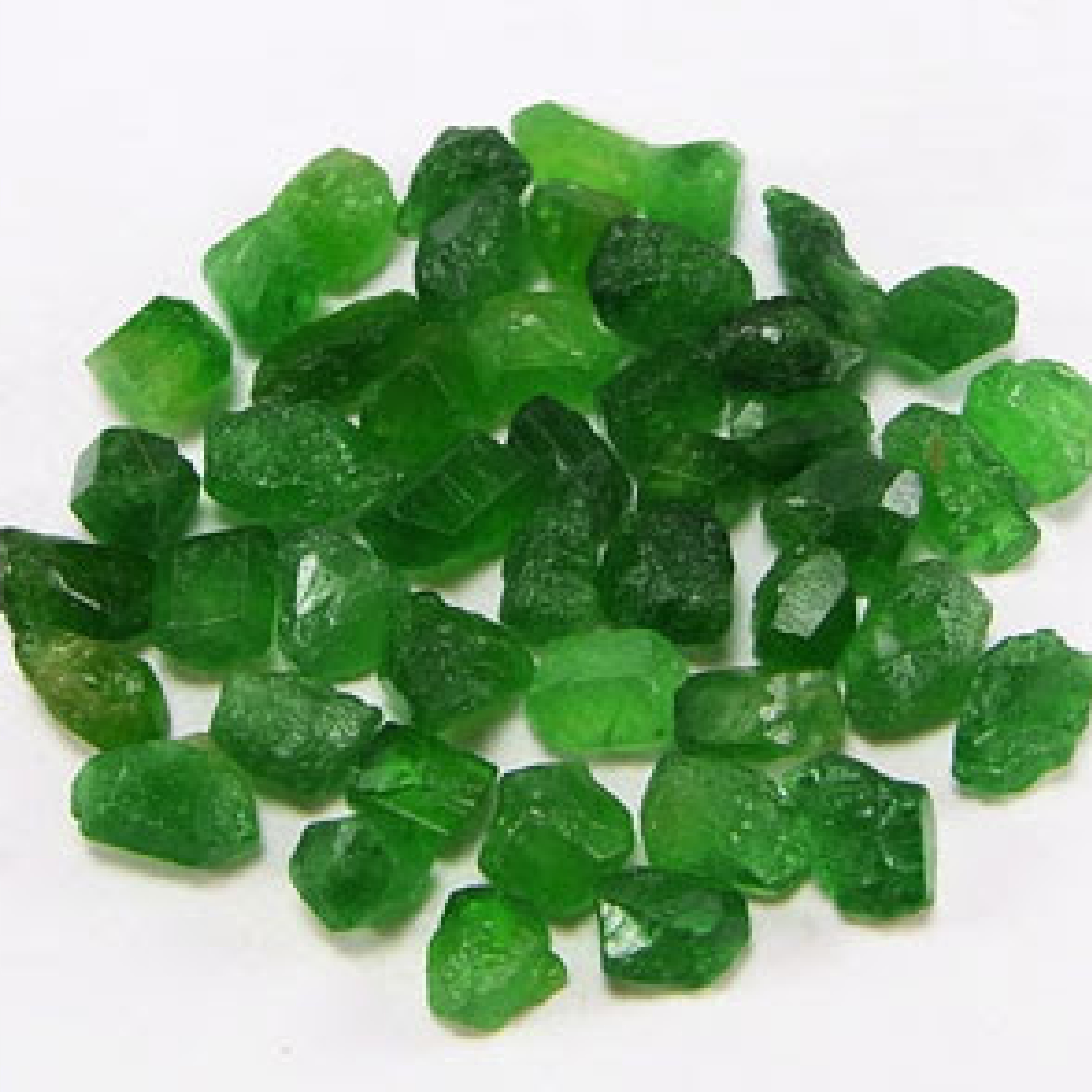 Material Stones Green Garnet Free Size Uncut Rough Raw Loose Stone for make jewelry