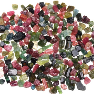 Natural Tourmaline Gemstone Rough Raw Material natural Uncut jewelry making stone Loose Gemstones