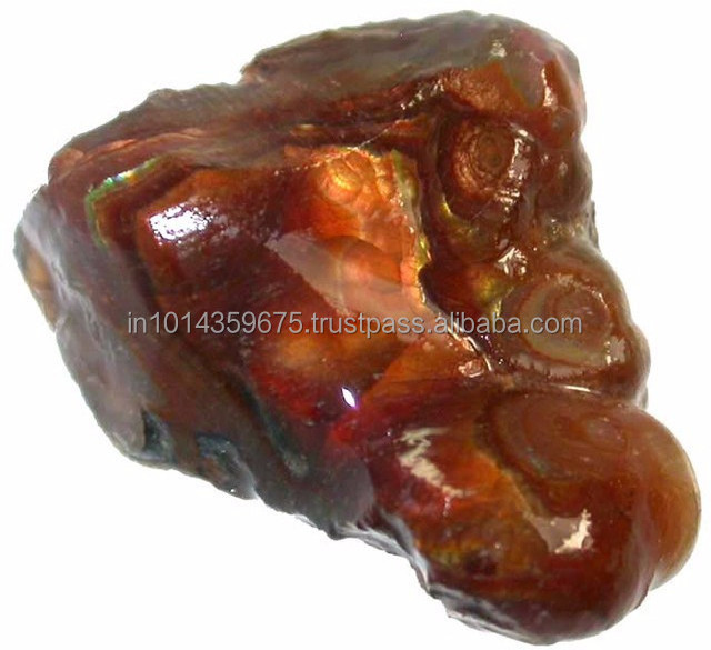 Natural Fire Agate Rock Gemstone Rough Raw Material