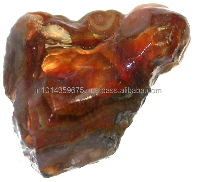 Fire Agate Gemstone Rough Raw Material Manufacture & supply wholesale Stones