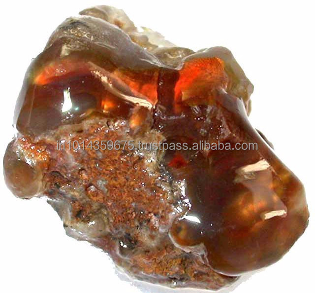 Natural Fire Agate Rock Gemstone Rough Raw Material