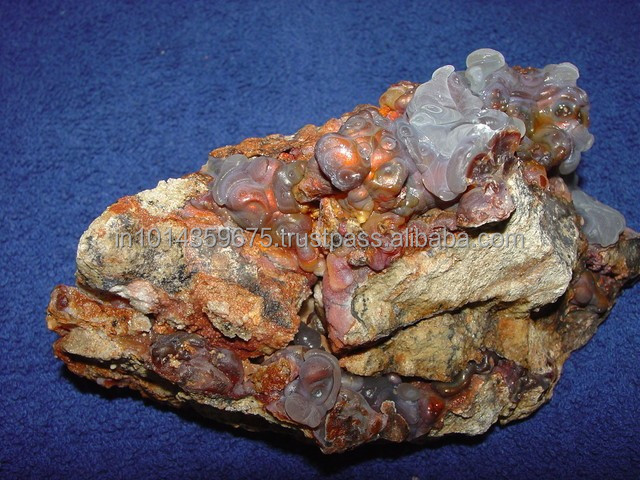 Fire Agate Gemstone Rough Raw Material natural Manufacture & supply wholesale Agate