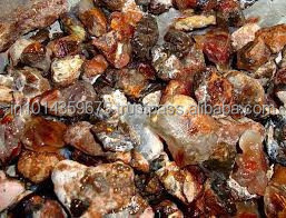 Natural Fire Agate Rock Gemstone Rough Raw Material