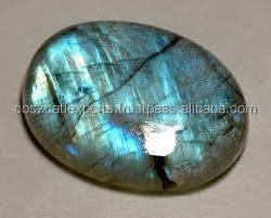 Labradorite natural Stone oval cabochon jewelry beads fire Blue Flash Gemstone