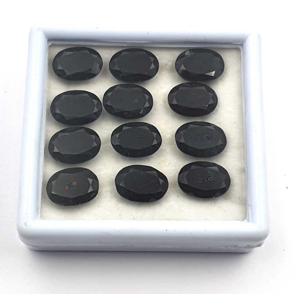 Natural Black Onyx Oval Cut Loose Calibrated Gemstones Wholesale Factory Price Per Carat Stones for Jewelry Making Online