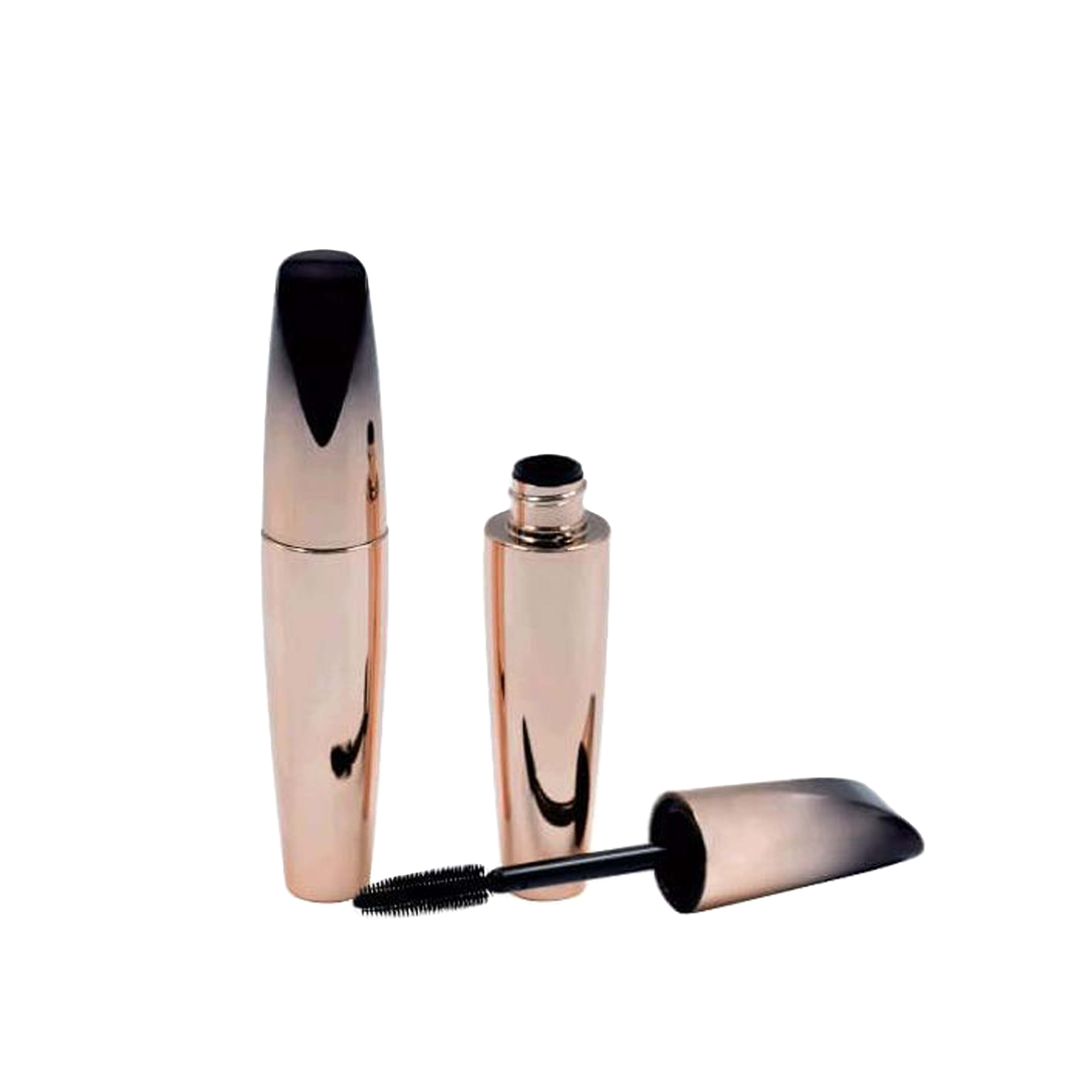 Gradual changing rose gold round custom empty tube mascara for packing