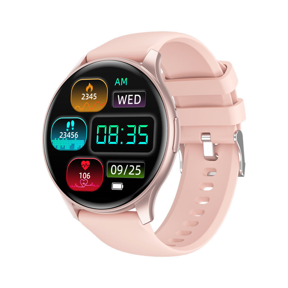 Round smartwatch Amoled display for ladies men girls her women female connected blood glucose monitor watch smart 2023 ZW60