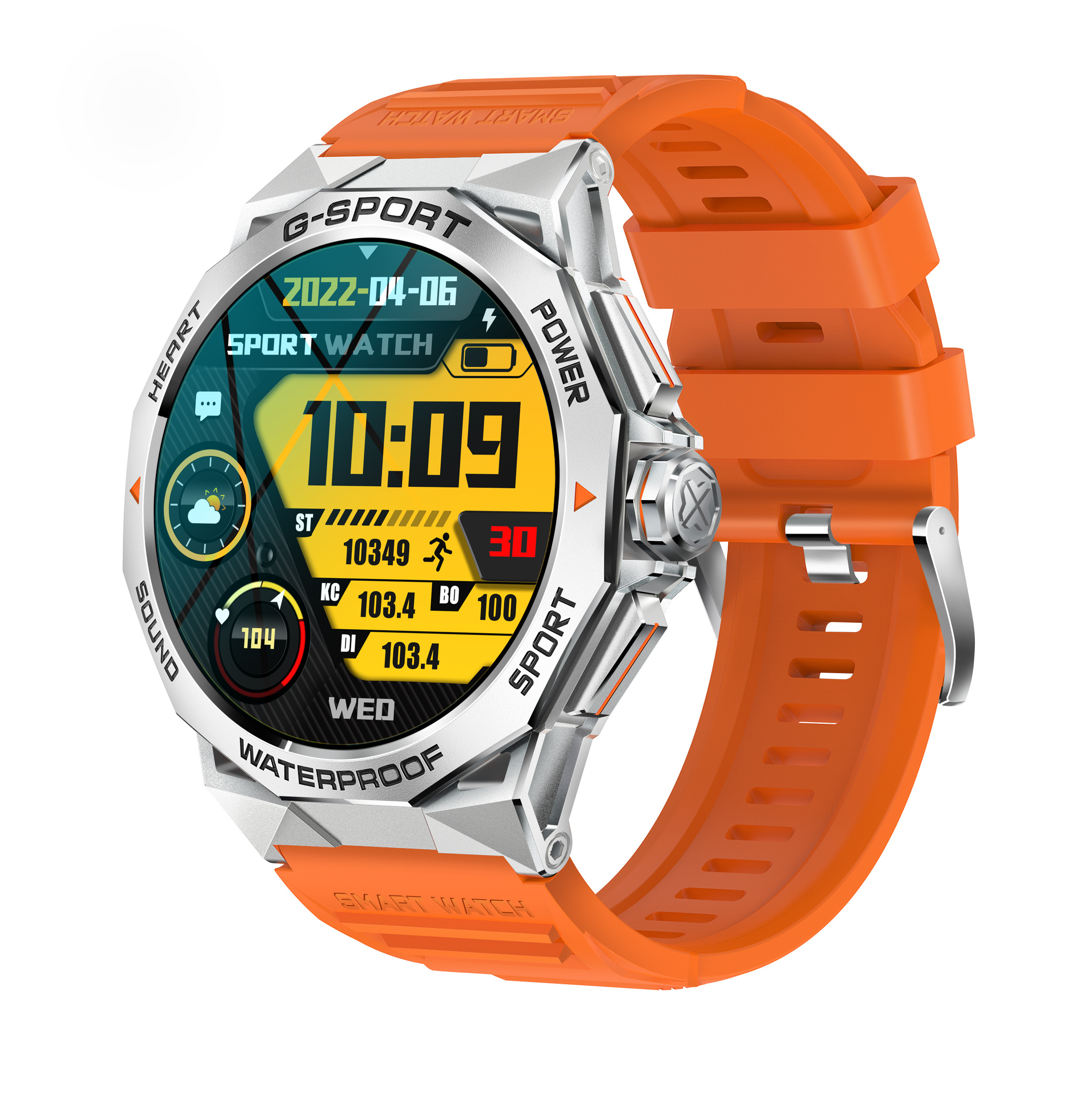 GAOKE K62 smartwatch Amoled big display men ladies mal fitness tracker sports IP68 waterproof rugged smart watch made in china