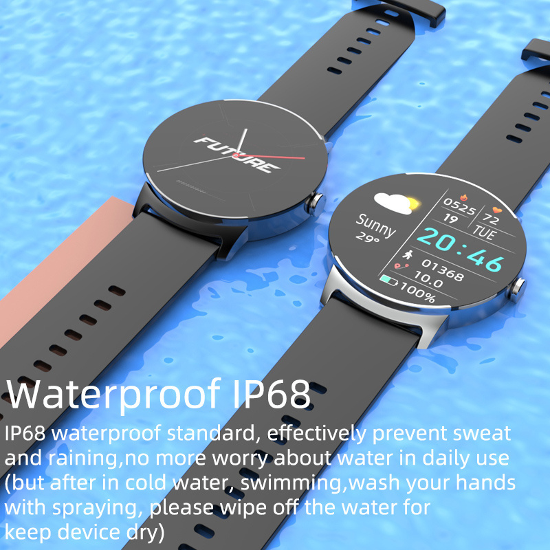 GAOKE Smart Watch 2023 Fashion Design with NFC Blood Pressure Oxygen Fitness Tracker IP68 waterproof sport Smart Watch KS02