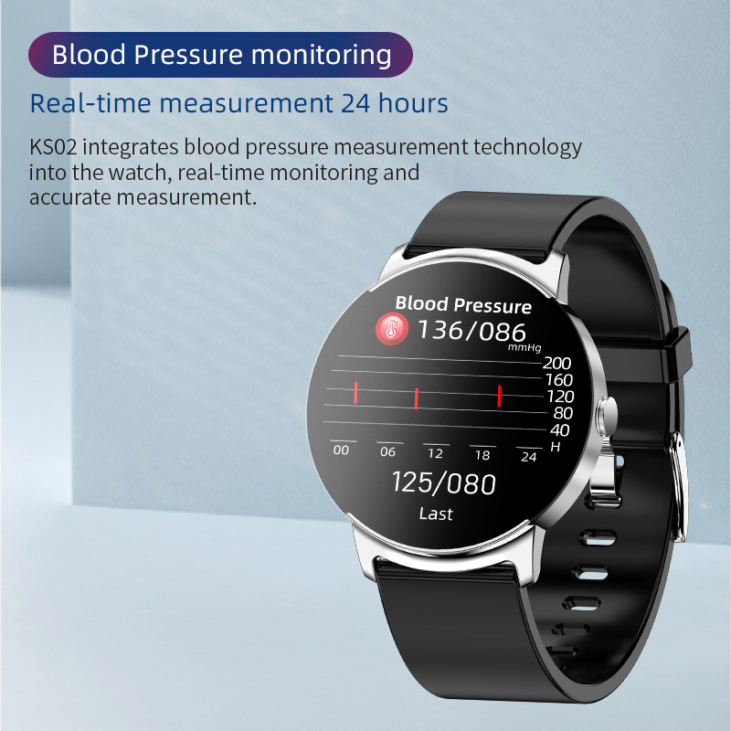 GAOKE Smart Watch 2023 Fashion Design with NFC Blood Pressure Oxygen Fitness Tracker IP68 waterproof sport Smart Watch KS02