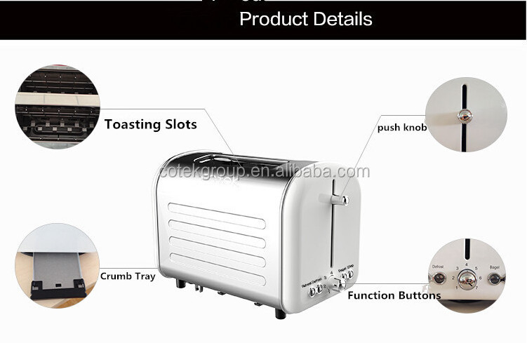 General electric Kitchen appliance with retro coffee maker toaster and electric kettle CE/GS/CB/EMC/ROHS/LFGB approved