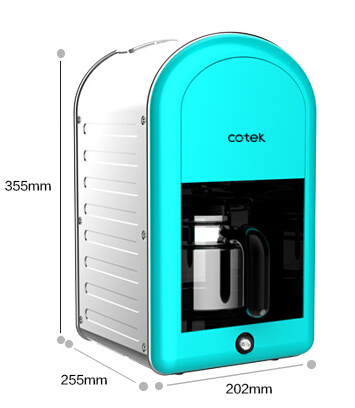 Cotek retro design coffee maker/ Stainless steel electric coffee maker ErP function with CE, CB, GS, ROHS, EMC, LFGB