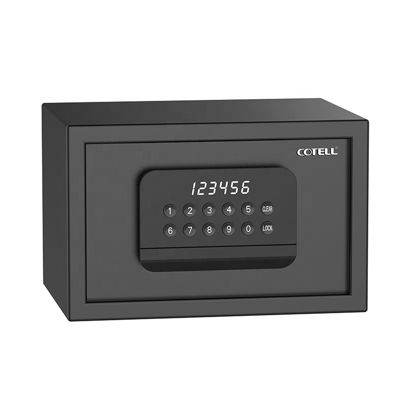 Cotell DS-310 Safe Box Security Smart Mini Money Safe Box Digital Hotel Electronic Small Fireproof Jewelry Safe Box With Lock