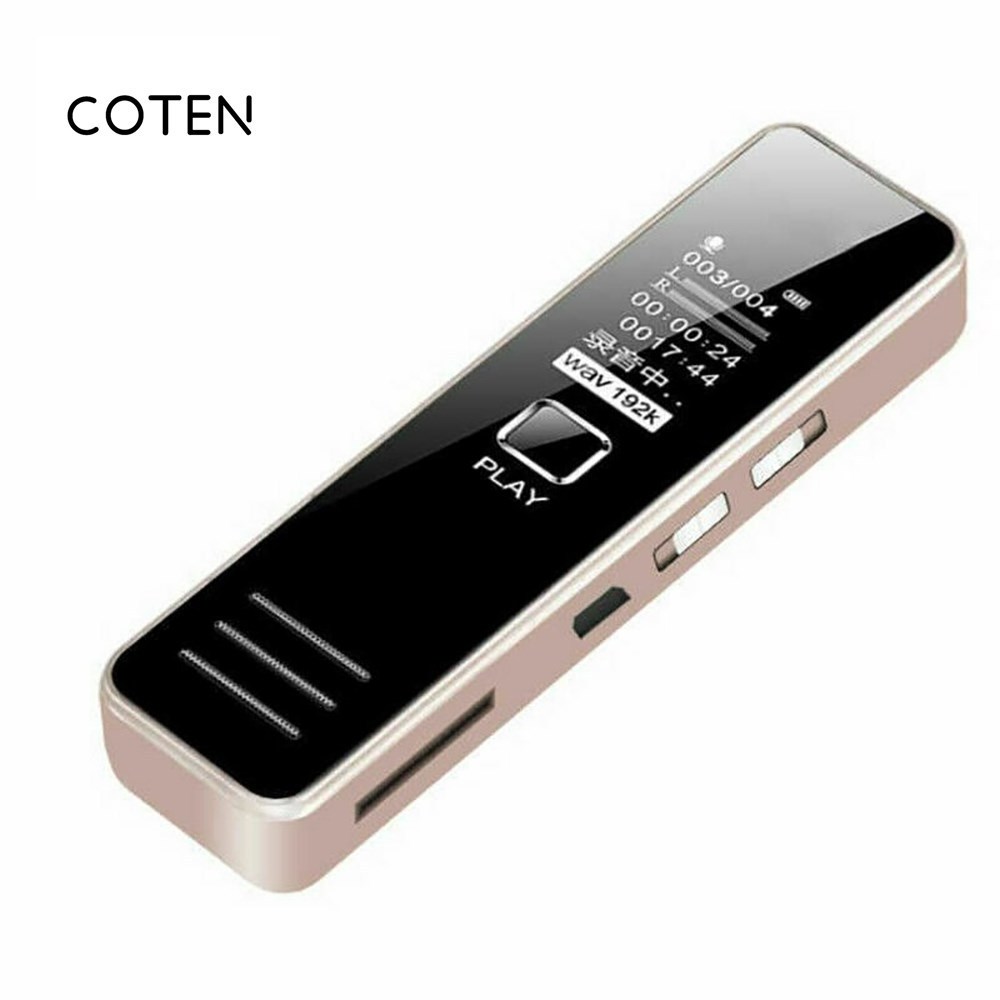 USB sound recorder  rechargeable digital audio sound recorder dictaphone MP3 player DSP noise reduction HD voice recorder