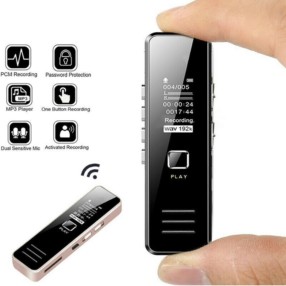 USB sound recorder  rechargeable digital audio sound recorder dictaphone MP3 player DSP noise reduction HD voice recorder