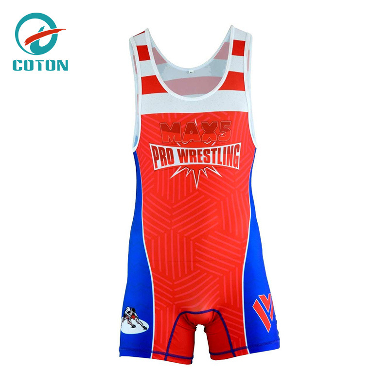 Best sale made in China wrestling singlet for men