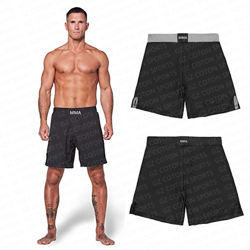 Custom men sublimation durable MMA  BJJ Shorts Men UFC Grappling Fight Shorts for Boxing Kickboxing Muay Thai Training Workout