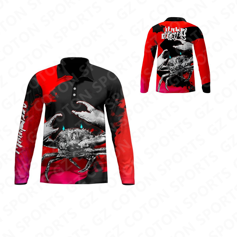 2023 Hot Sale High Quality Breathable Tournament Fishing Jerseys men blank fishing shirts