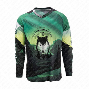 Custom Made Blank Downhill Motocross Jersey Long Sleeve Team Mountain Bike Motorcycle MTB Shirt Cycling Jersey