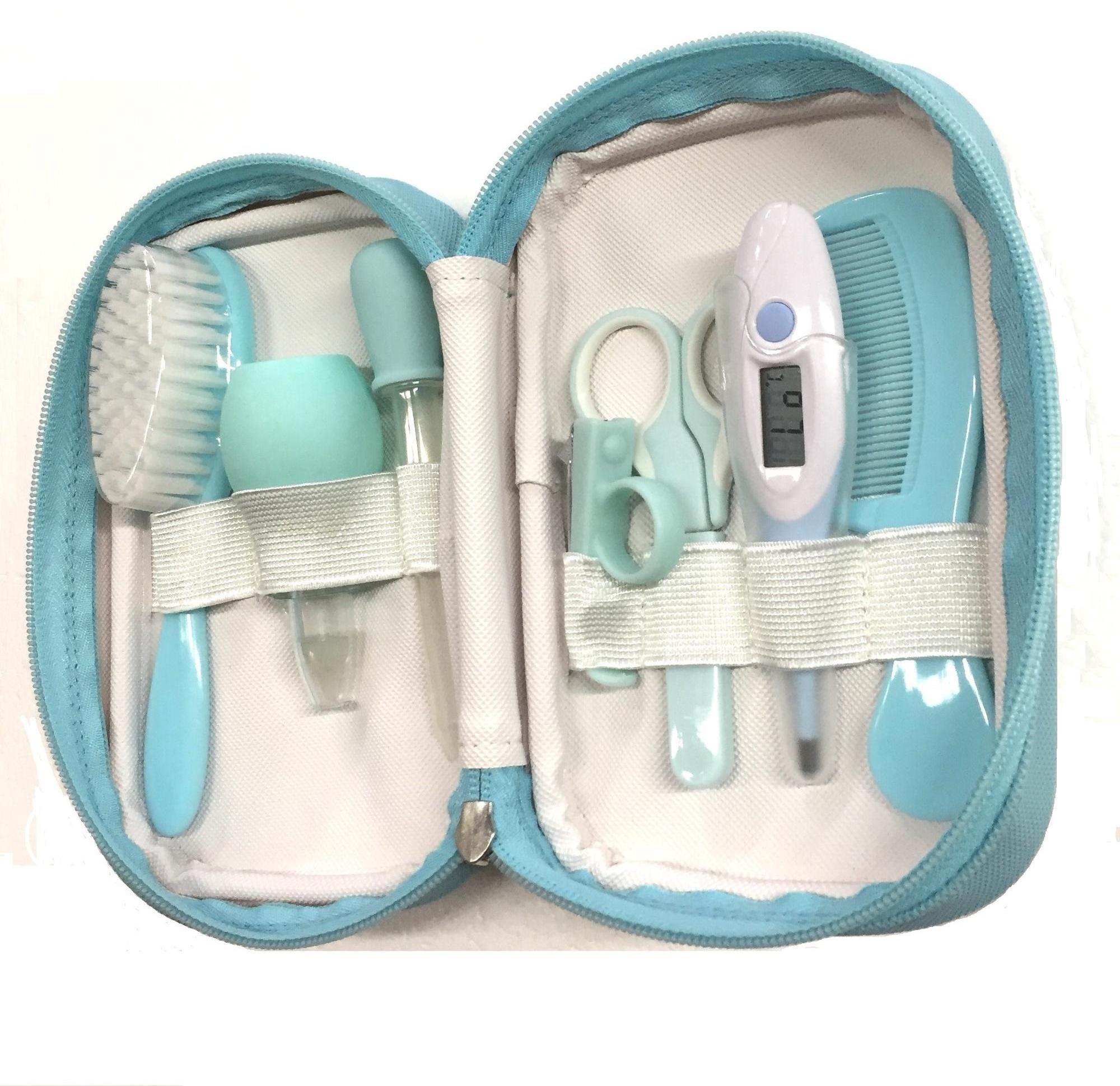 Baby safety grooming kit, Newborn nursery Healthcare set with thermometer