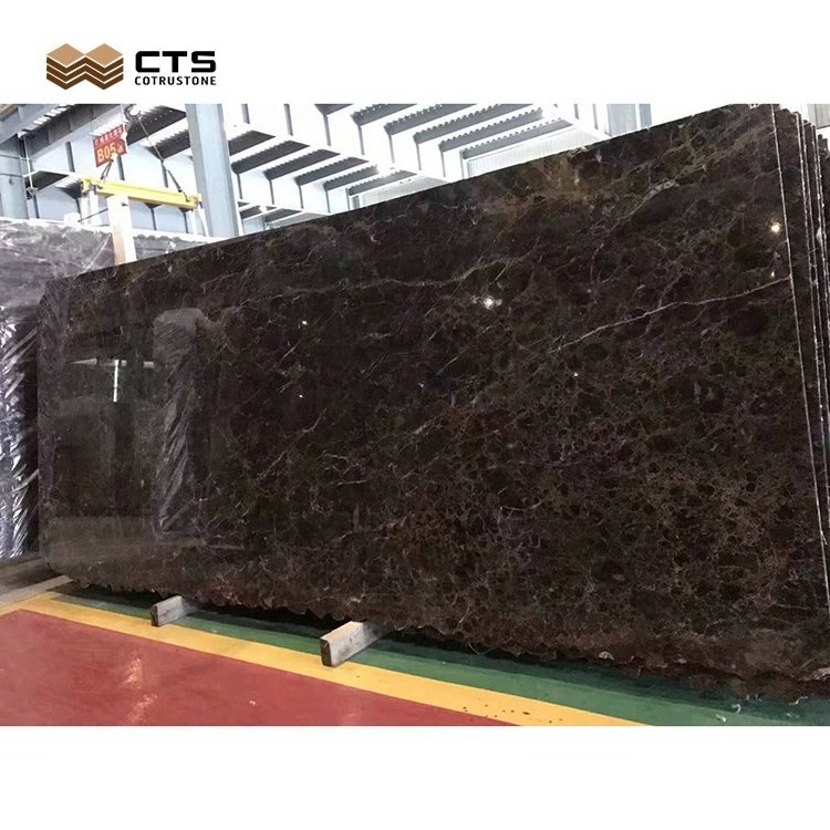 High Quality China Marron Dark Brown Emperador Slab Decorative Marble Stones Stairs Floor Tiles