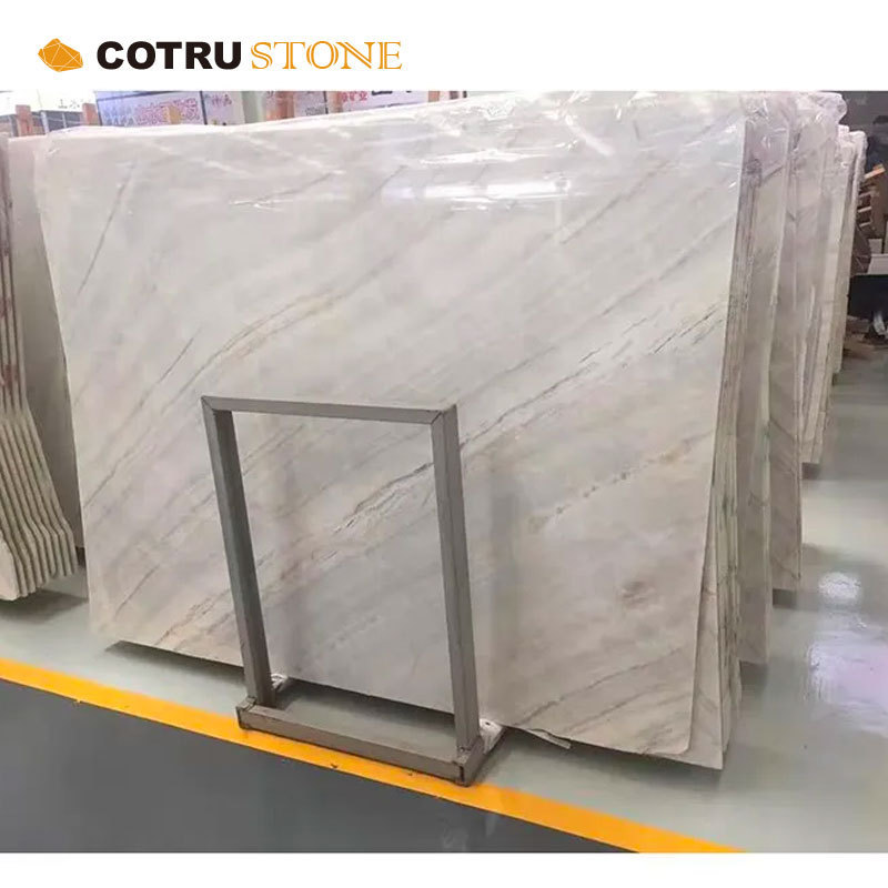 Decoration White Marble Stone Thin Wall Panel Size 24 inch custom natural  carrara white floor marble slab tile Stone