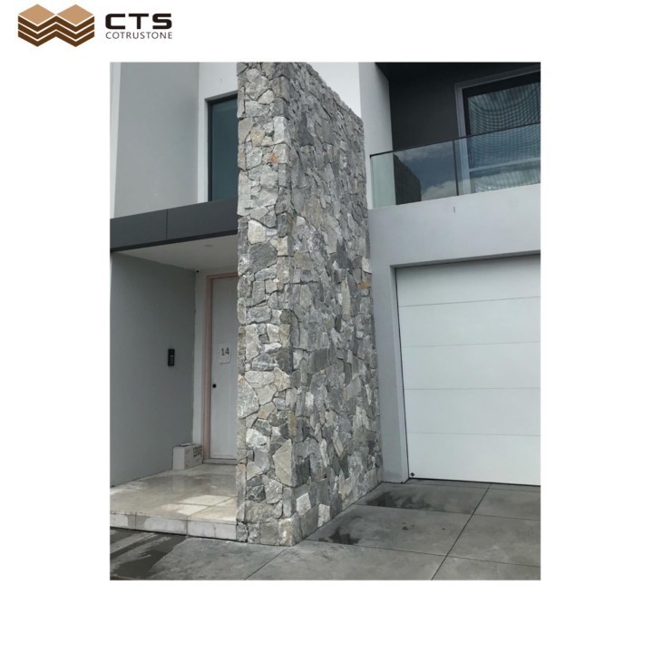 Australia Standard Blue Culture Slate Flagstone Exterior Wall Cladding Stone Wholesale Price