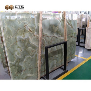 Popular Villa Construction 2350x1810 Green Jade Onyx , Fair Price Light Green Jade Stone Onyx Slab