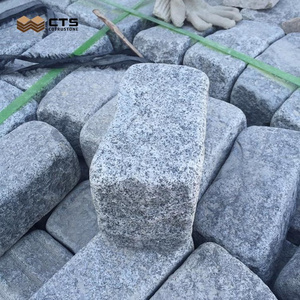 Trumble Face 10x10x10 China Grey Walkway Black Granite Cube Stone Driveway Cobblestone Customized Price