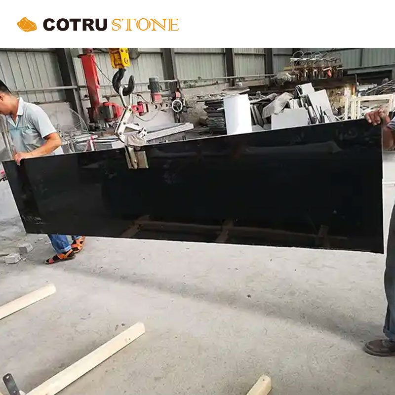 natural shanxi black granite slab wholesale