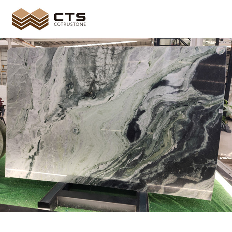 Luxury Stone Nature Polished Onyx Good Quality Economic Interior Green Ice Jade Marble