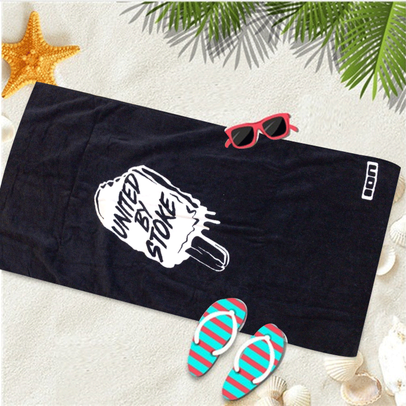 Factory Wholesale Cotton Blend Beach Towel Custom Logo High Quality Portable bath towel Suitable Travel Multipurpose Beach Towel