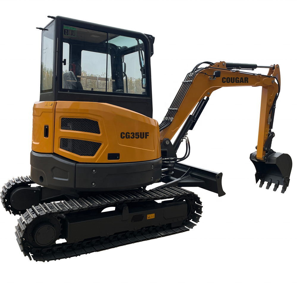 3.5Ton Mini Digger Excavator Machine Diesel Hydraulic Micro Track Hoe Small Crawler Mini Excavator