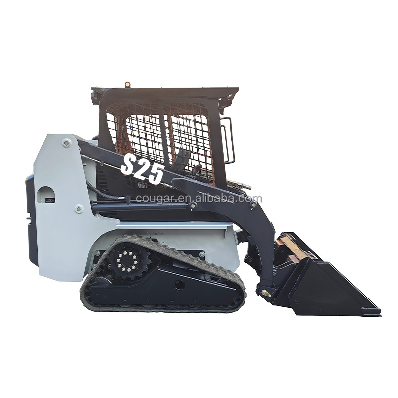 Mini Electric Loader Tractor Shovel 1500KG Skid Steer Front End Loaders